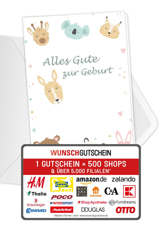 Alles Gute zur Geburt - Tiere