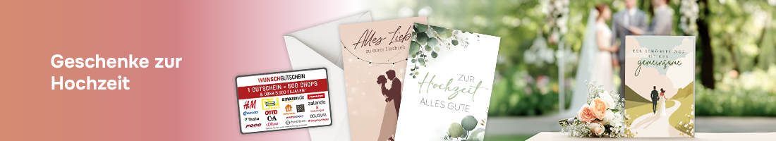 Geschenke zur Hochzeit – die schönsten Ideen 2026