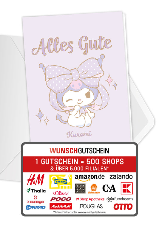 Hello Kitty - Alles Gute - Kuromi Lila