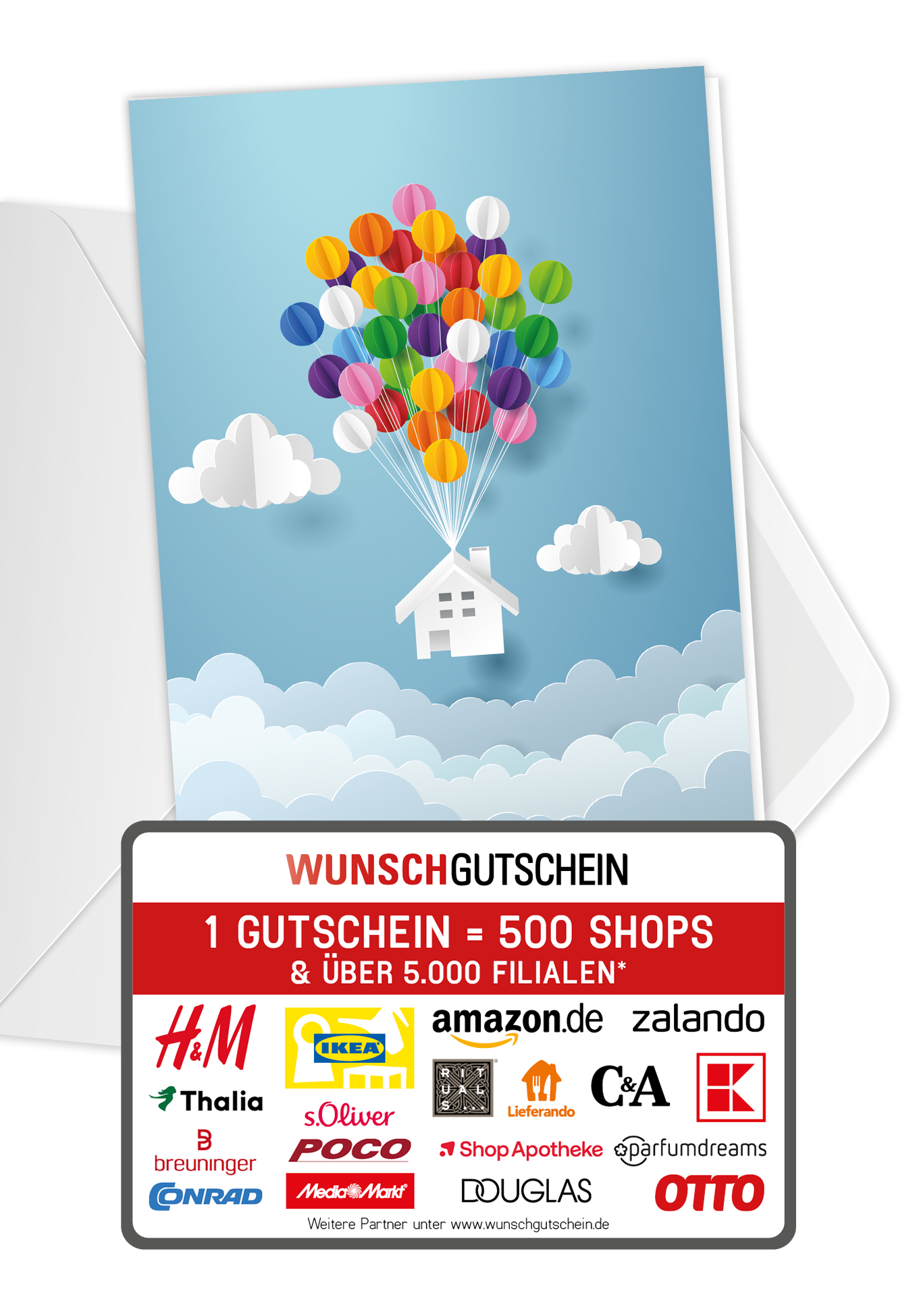 Wunschgutschein Haus Ballons – Geschenkgutschein Ansicht 5