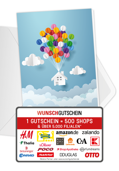 Wunschgutschein Haus Ballons – Geschenkgutschein Ansicht 5