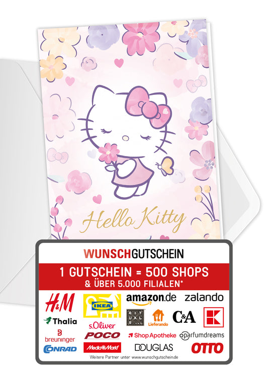 Hello Kitty - Blumenrahmen