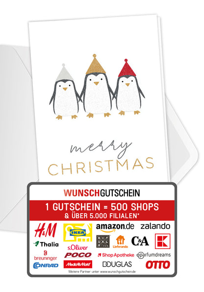 Merry Christmas - Pinguine