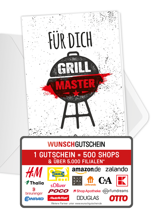 Wunschgutschein Für Dich - Grill – Geschenkgutschein Ansicht 1