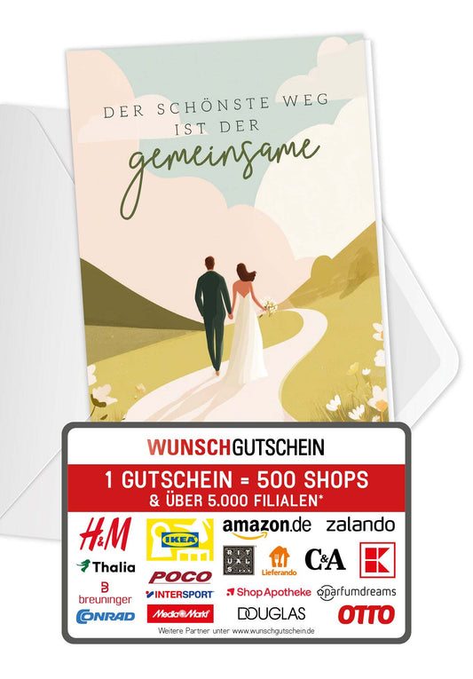 Der schönste Weg ist der gemeinsame - Brautpaar