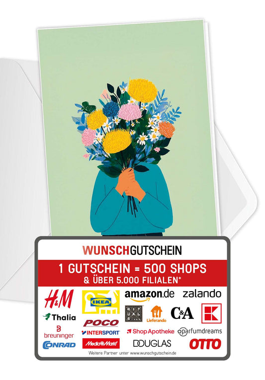 Blumenstrauß - Grün