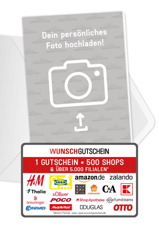 Wunschgutschein Individuelles Motiv – Geschenkgutschein Ansicht 1