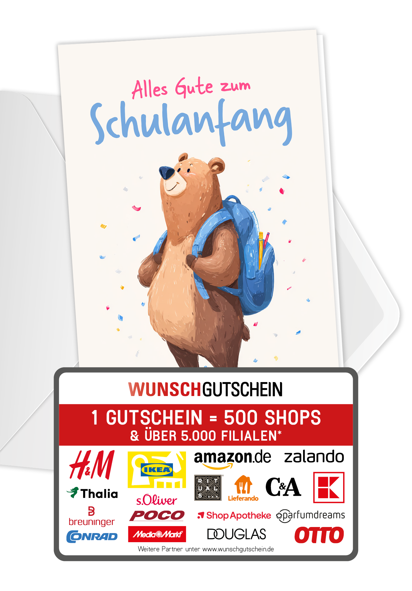 Wunschgutschein Der schönste Weg ist der gemeinsame - Brautpaar – Geschenkgutschein Ansicht 1