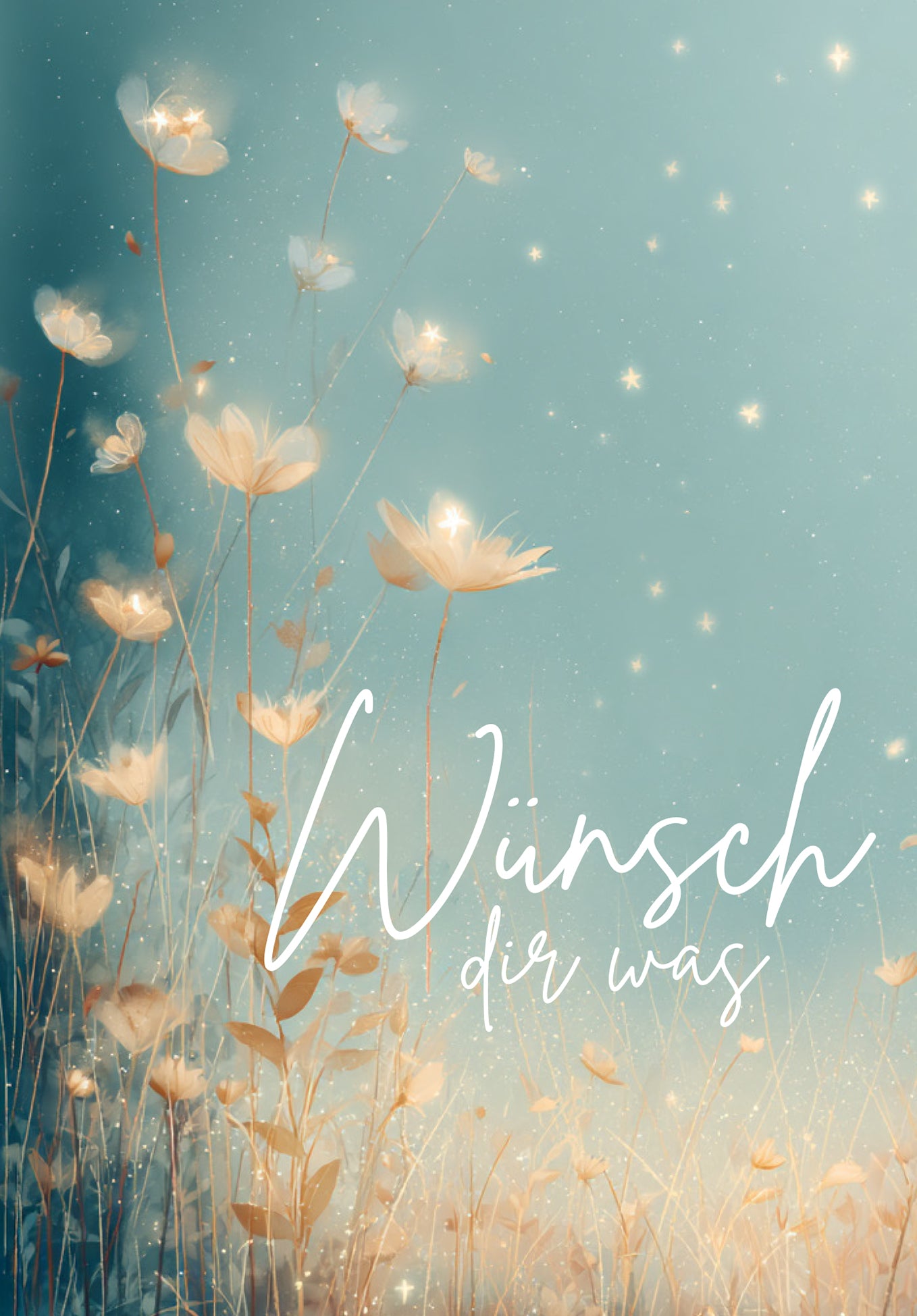Wunschgutschein Wünsch dir was - Blumen Leuchtend – Geschenkgutschein Ansicht 2