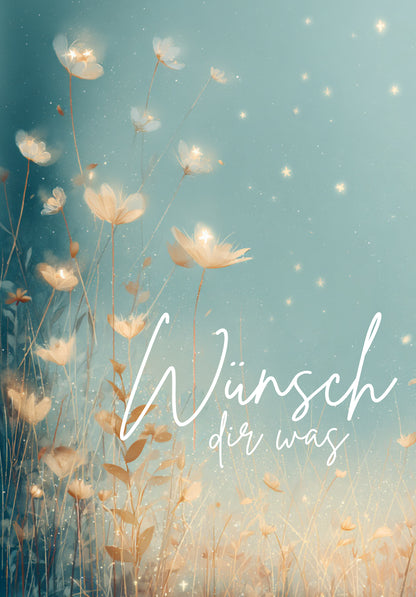 Wunschgutschein Wünsch dir was - Blumen Leuchtend – Geschenkgutschein Ansicht 2
