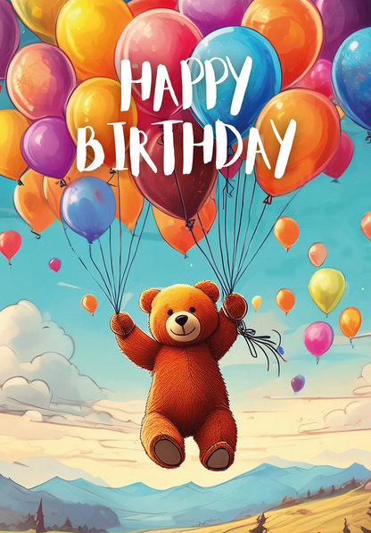 Wunschgutschein Happy Birthday - Bär – Geschenkgutschein Ansicht 2