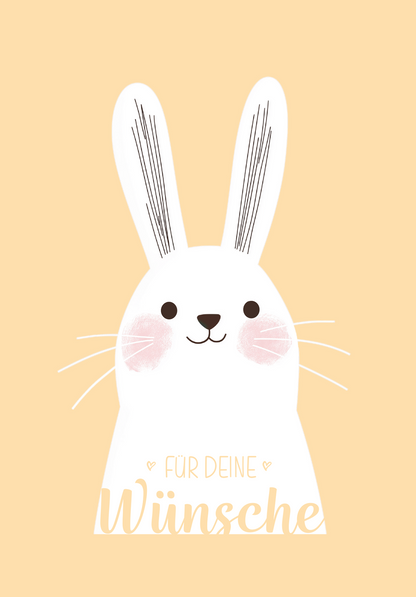 Wunschgutschein Für alle Wünsche - Hase – Geschenkgutschein Ansicht 2