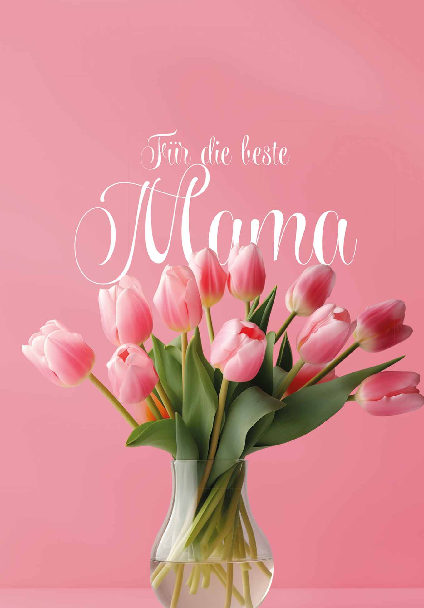 Wunschgutschein Für die beste Mama - Tulpenvase – Geschenkgutschein Ansicht 2
