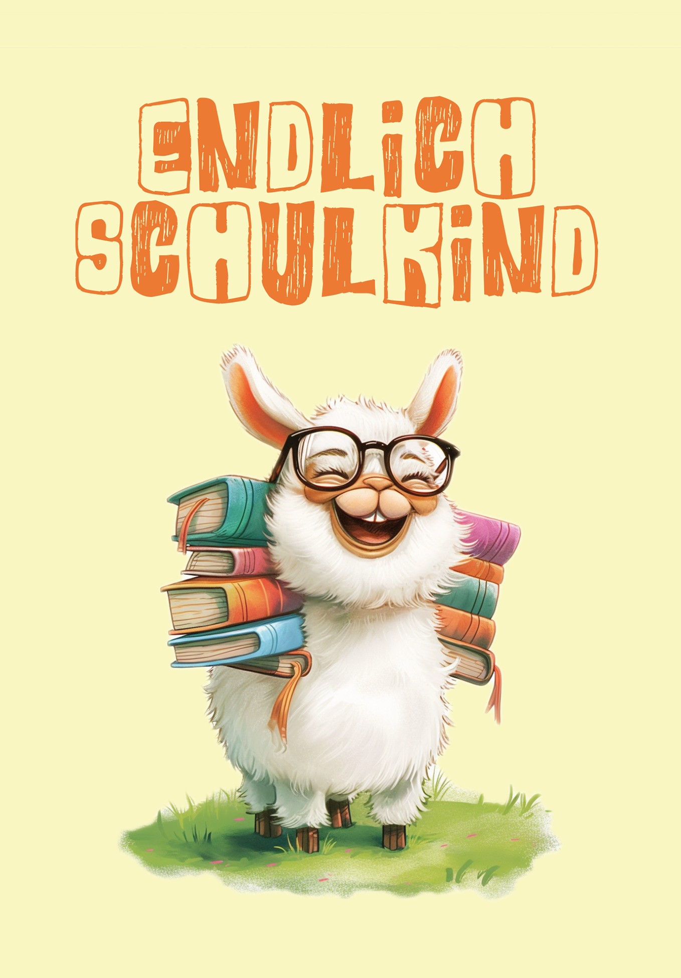 Wunschgutschein Endlich Schulkind - Lama – Geschenkgutschein Ansicht 2