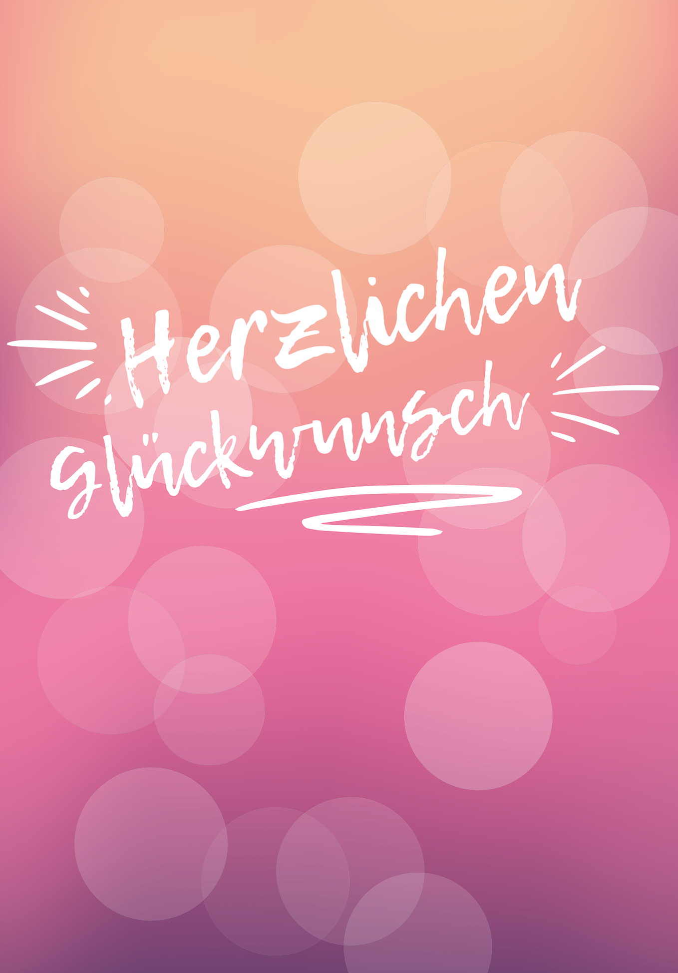 Wunschgutschein Herzlichen Glückwunsch - Pink – Geschenkgutschein Ansicht 6