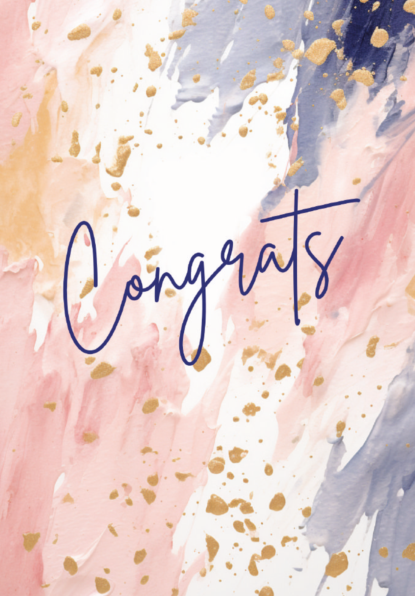 Wunschgutschein Congrats - Aquarell Bunt – Geschenkgutschein Ansicht 2