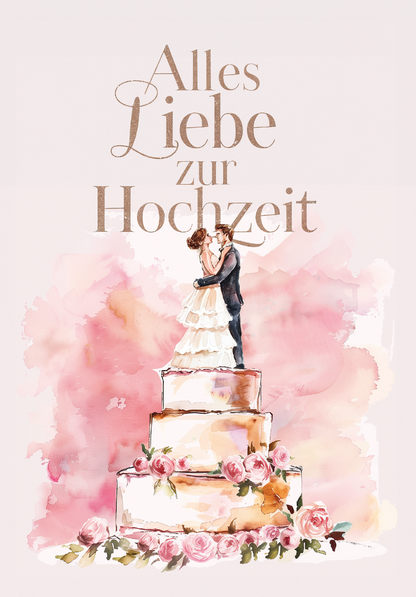 Wunschgutschein Alles Liebe zur Hochzeit - Torte PDF – Geschenkgutschein Ansicht 2