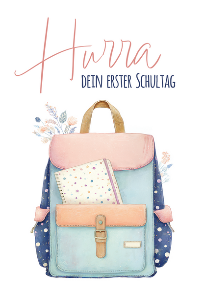 Wunschgutschein Hurra erster Schultag - Rucksack – Geschenkgutschein Ansicht 2
