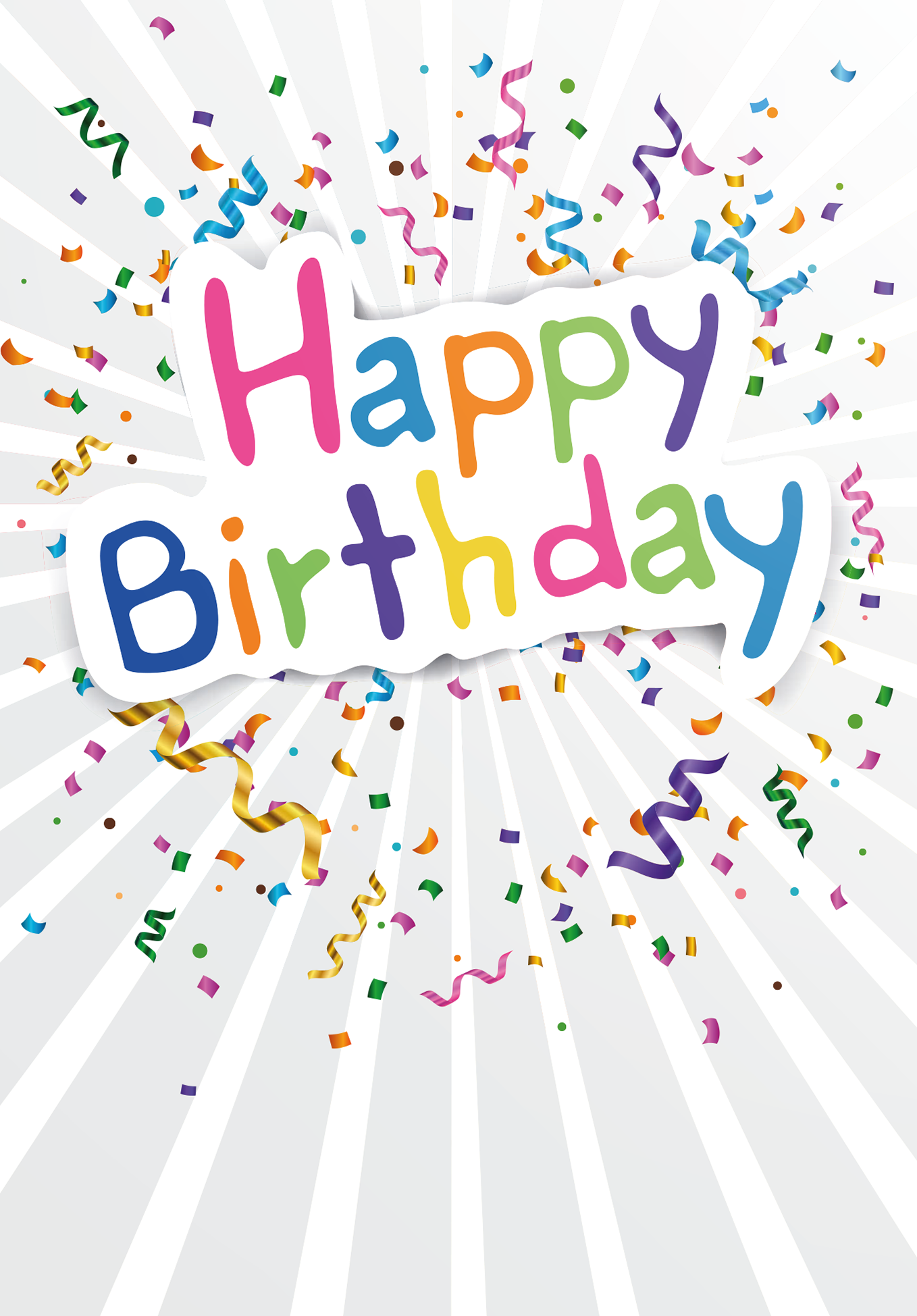 Wunschgutschein Happy Birthday - Konfetti – Geschenkgutschein Ansicht 2