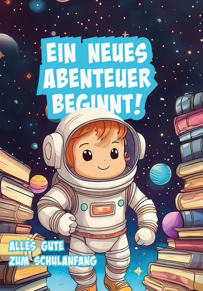 Wunschgutschein Neues Abenteuer - Astronaut – Geschenkgutschein Ansicht 2