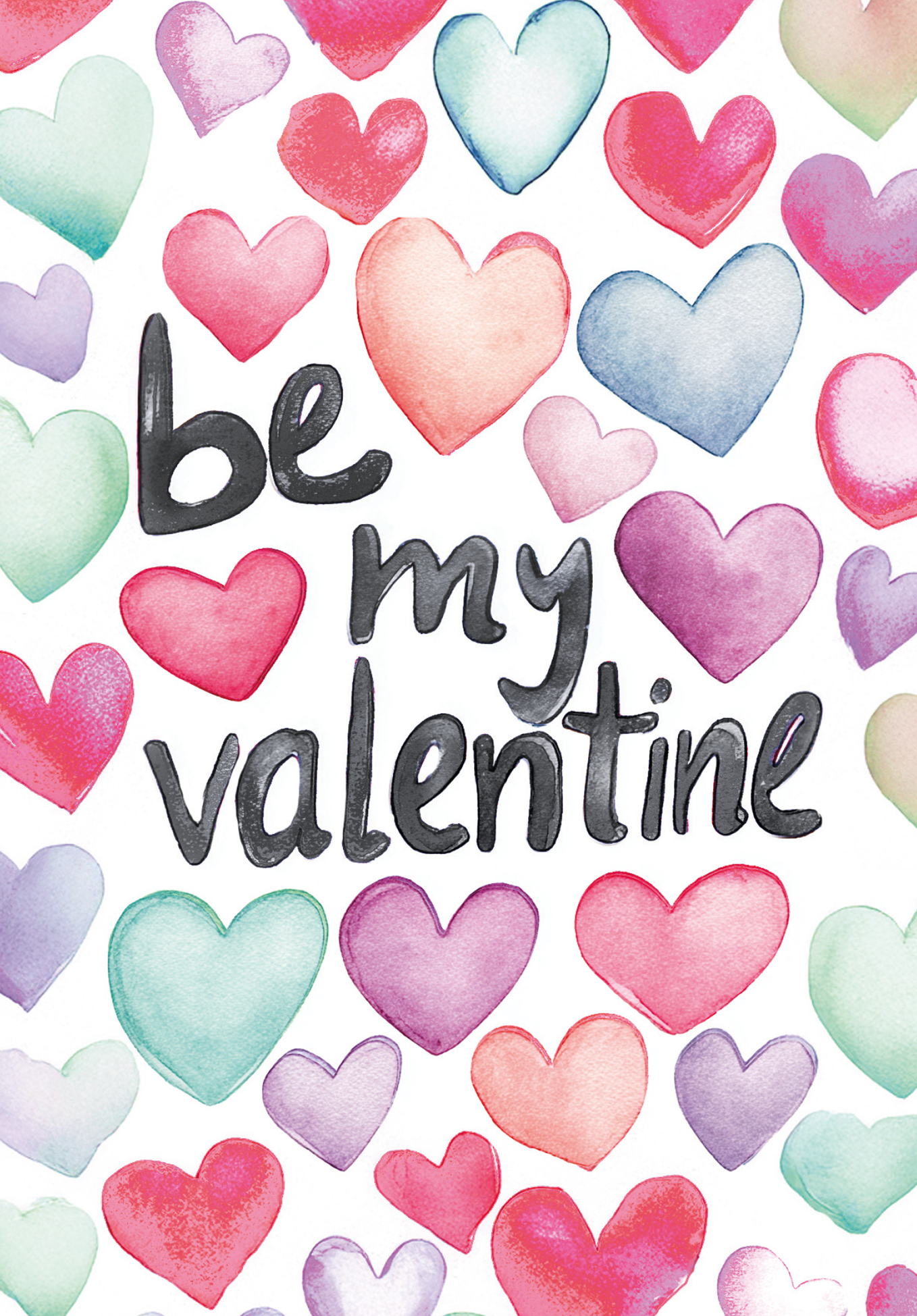 Wunschgutschein Be my Valentine - Herzen PDF – Geschenkgutschein Ansicht 2