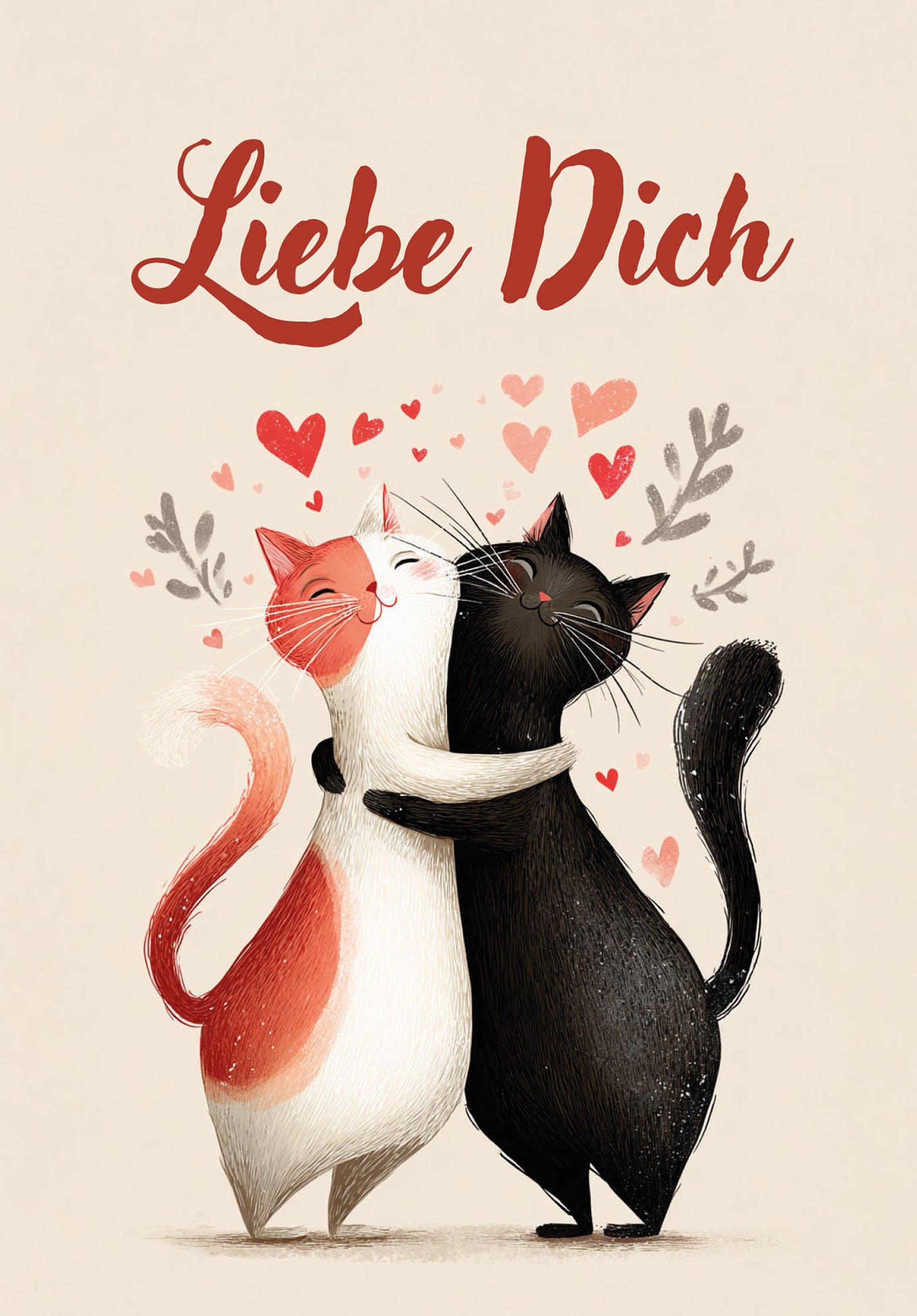 Wunschgutschein Liebe Dich - Katzen – Geschenkgutschein Ansicht 2