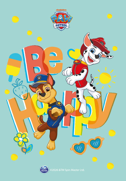 Wunschgutschein Paw Patrol - Be Happy - Hellblau Sommer PDF – Geschenkgutschein Ansicht 2