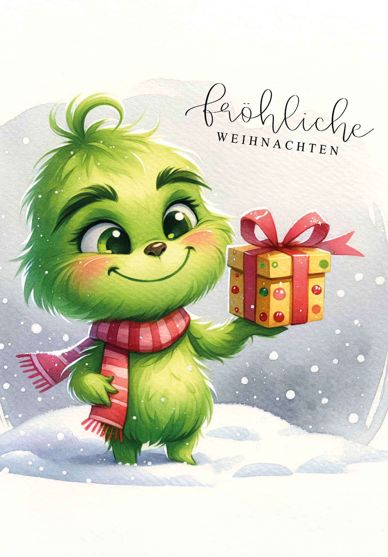 Wunschgutschein Fröhliche Weihnachten - Grinch – Geschenkgutschein Ansicht 2
