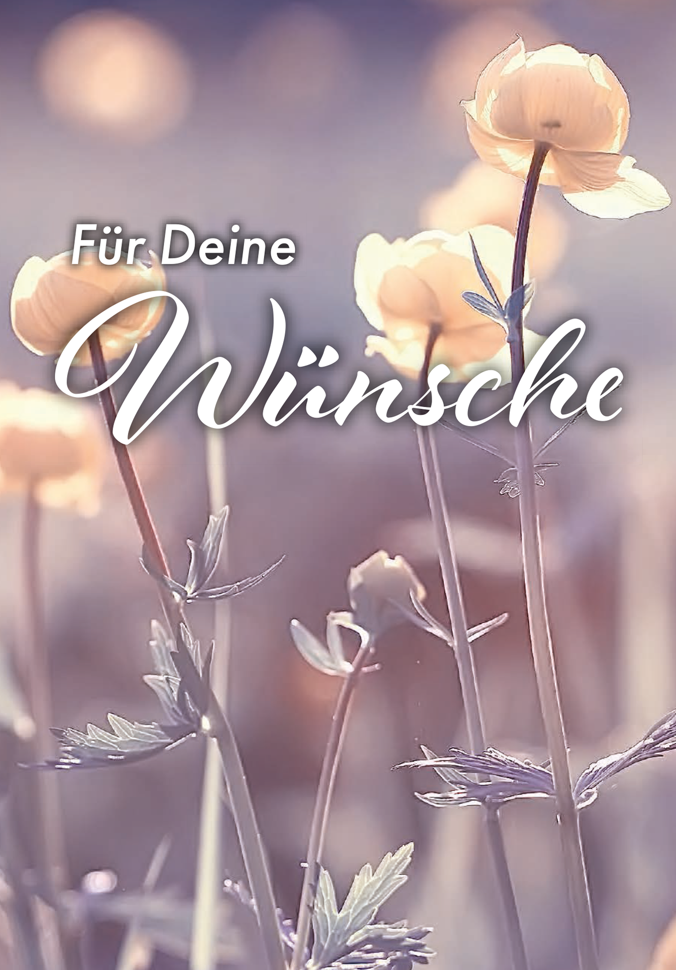 Wunschgutschein Für deine Wünsche - Blumen – Geschenkgutschein Ansicht 2