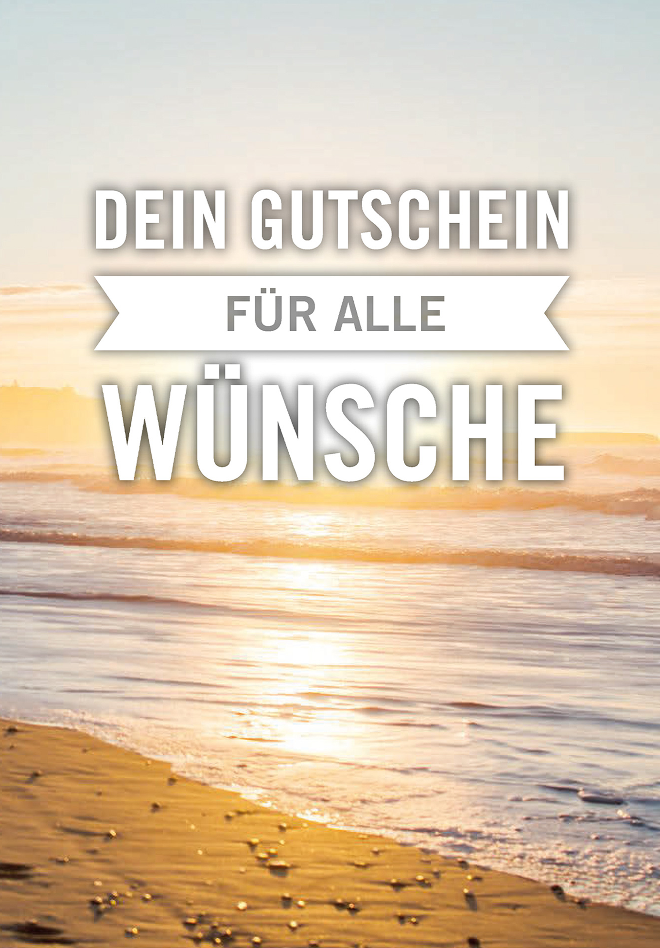 Wunschgutschein Für alle Wünsche - Strand – Geschenkgutschein Ansicht 2