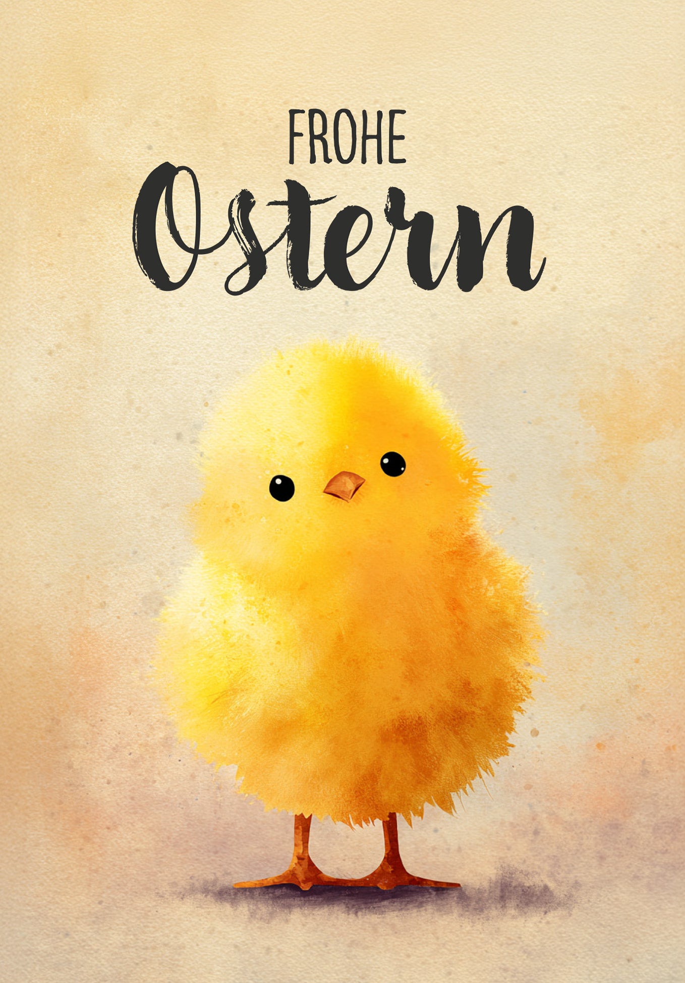 Wunschgutschein Frohe Ostern - Kücken PDF – Geschenkgutschein Ansicht 2