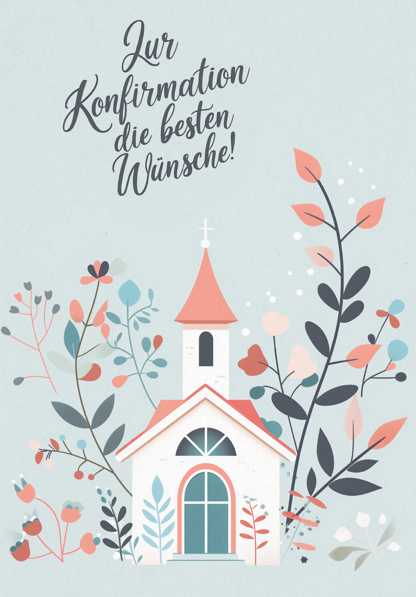 Wunschgutschein Zur Konfirmation - Kirche Rosa – Geschenkgutschein Ansicht 2