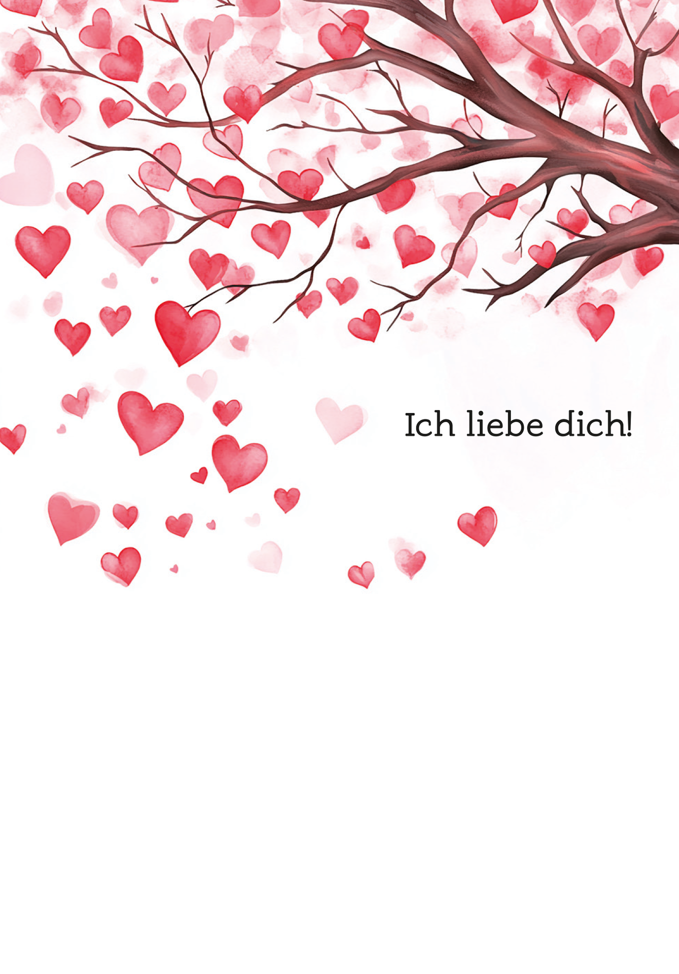 Wunschgutschein Ich Liebe Dich - Herz Baum – Geschenkgutschein Ansicht 2