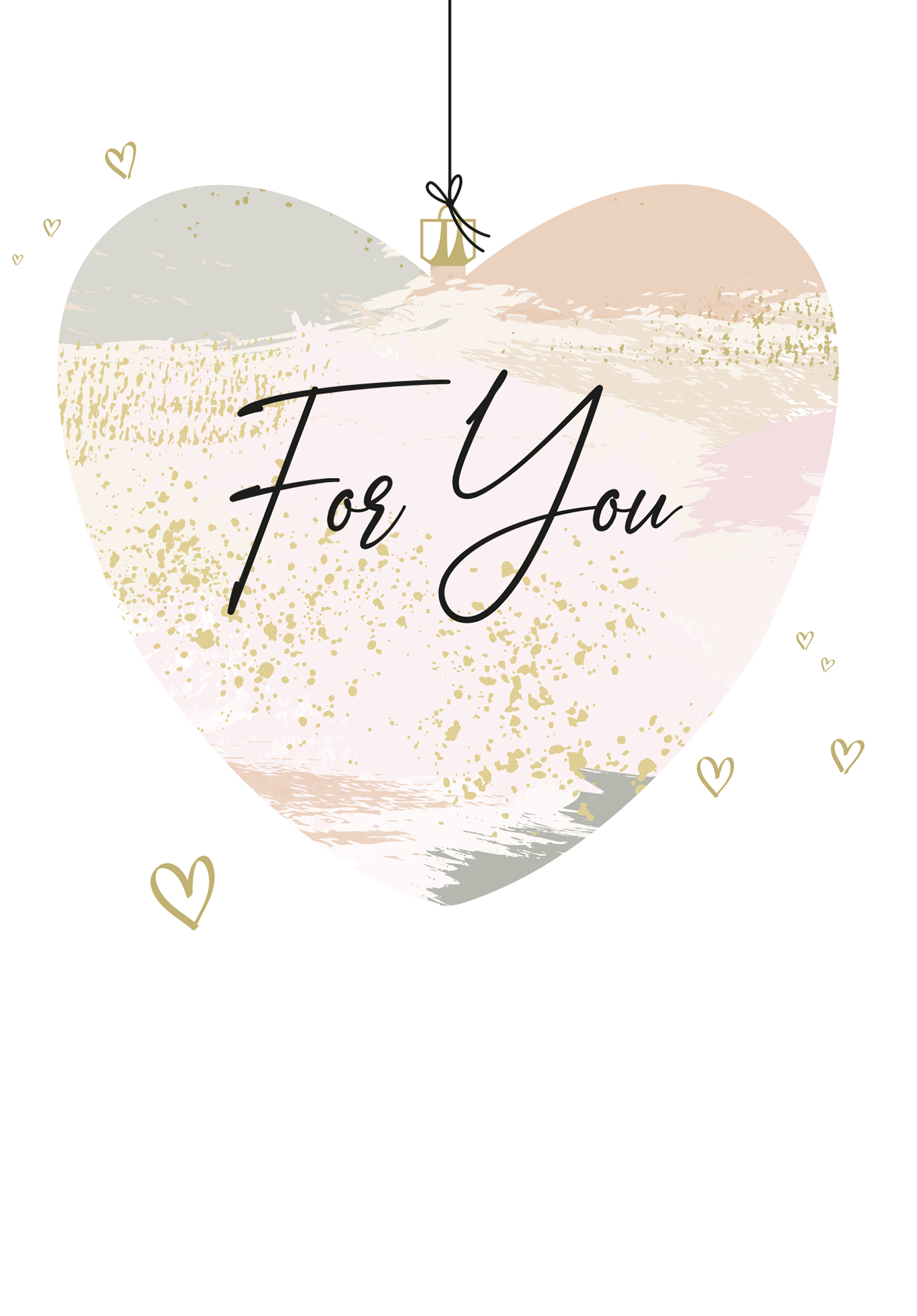 Wunschgutschein For you - Weihnachtsherz PDF – Geschenkgutschein Ansicht 2