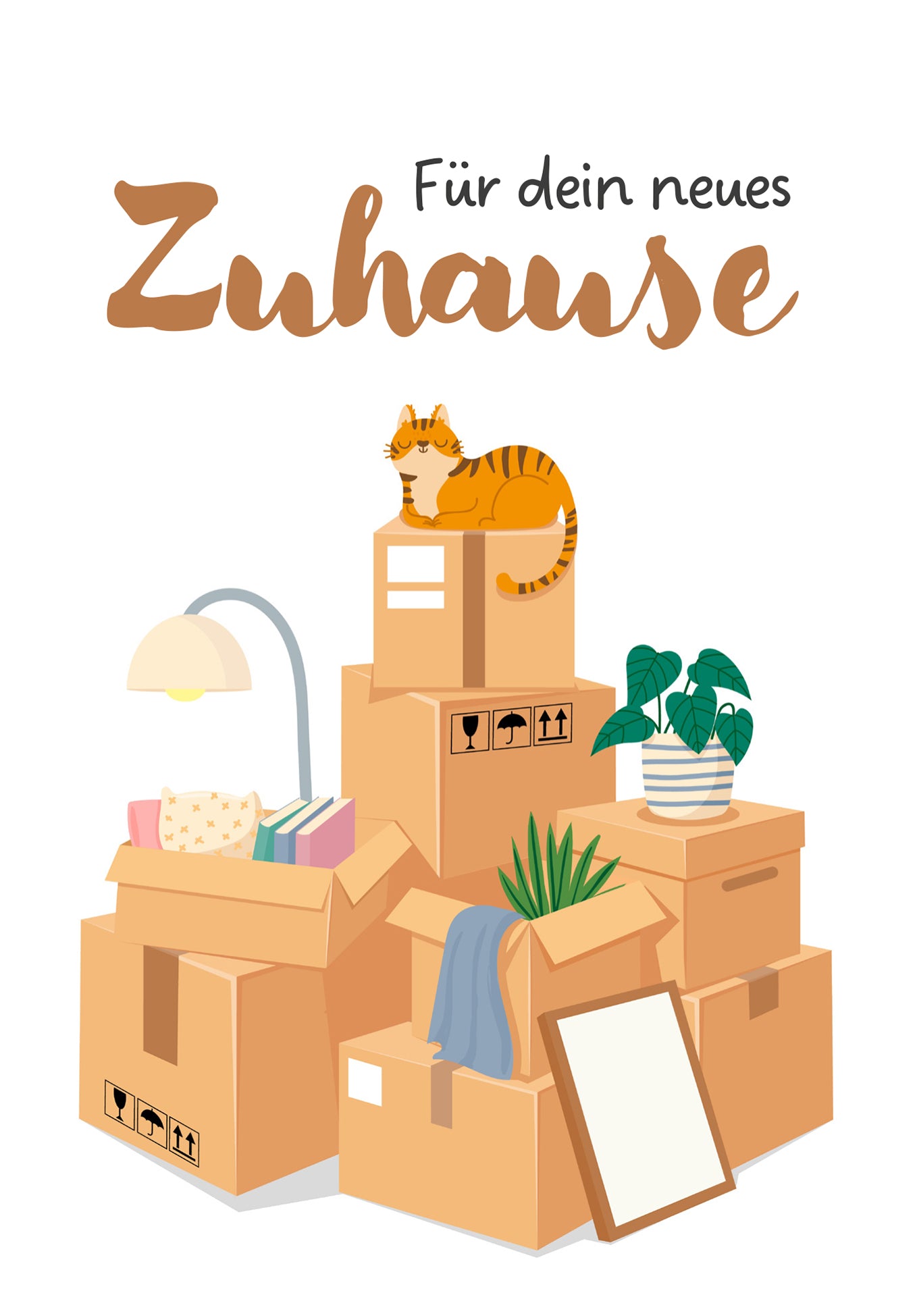 Wunschgutschein Für dein neues Zuhause - Kartonberg – Geschenkgutschein Ansicht 2