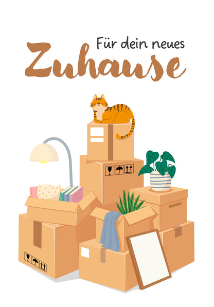 Wunschgutschein Für dein neues Zuhause - Kartonberg – Geschenkgutschein Ansicht 2