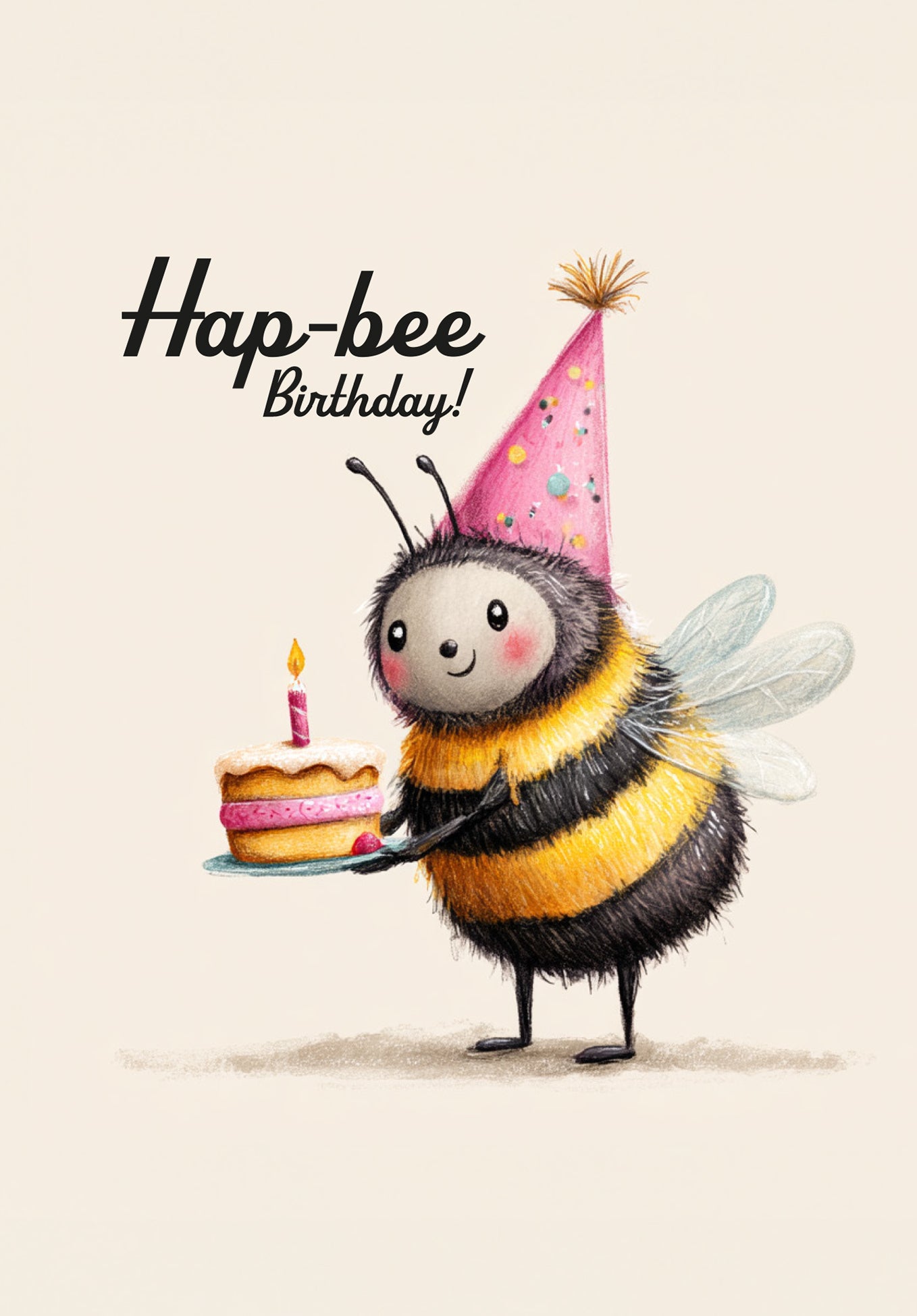 Wunschgutschein Hapbee Birthday - Biene PDF – Geschenkgutschein Ansicht 2