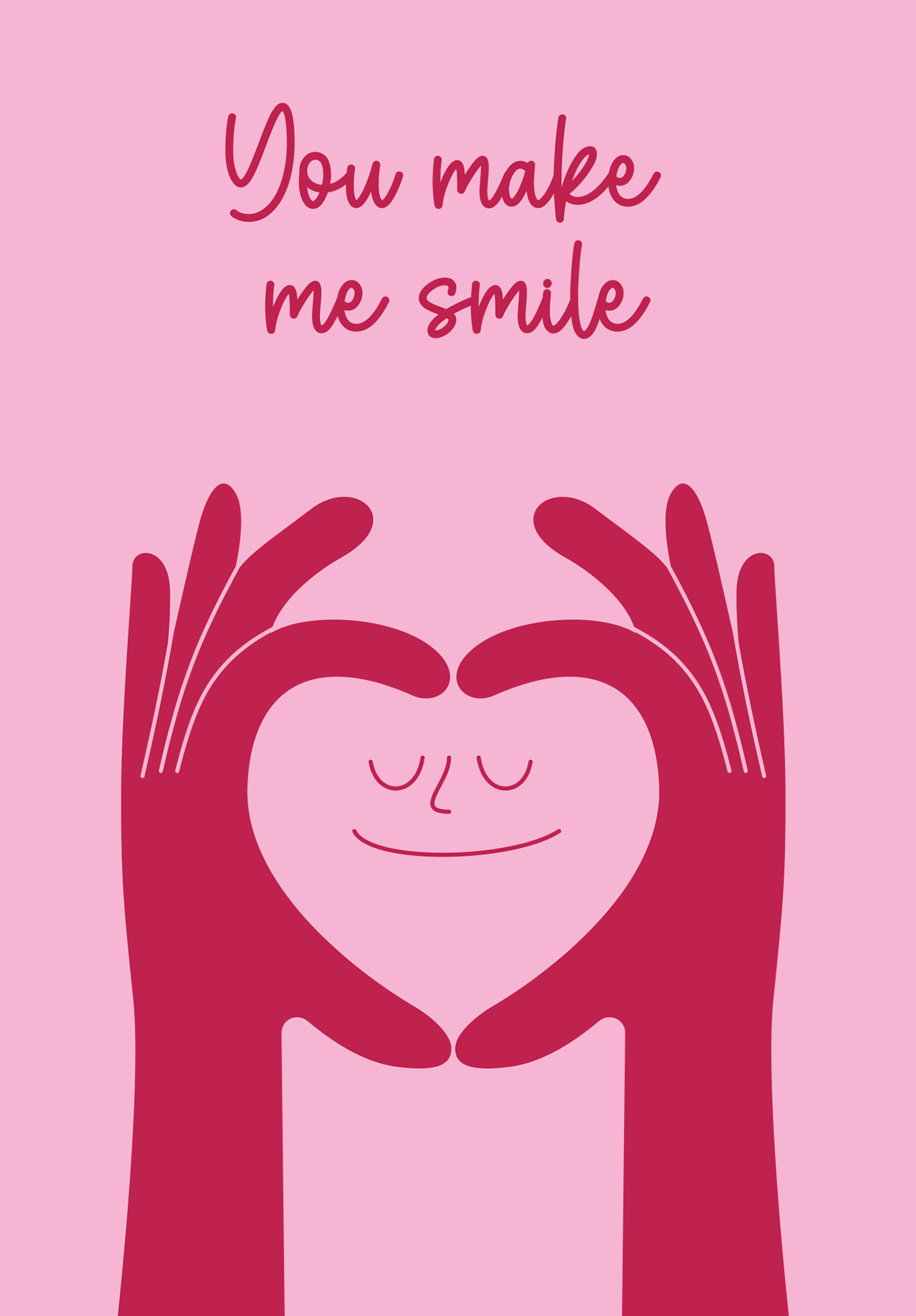 Wunschgutschein You Make Me Smile - Pink – Geschenkgutschein Ansicht 2