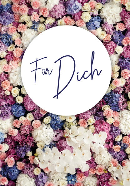 Wunschgutschein Für Dich - Bunte Blumen – Geschenkgutschein Ansicht 2