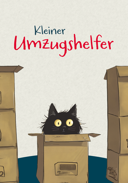 Wunschgutschein Kleiner Umzugshelfer - Katze – Geschenkgutschein Ansicht 2
