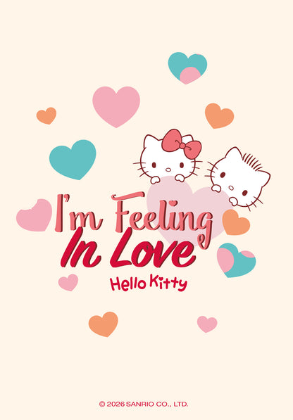 Hello Kitty - Im feeling in love - Herzen Beige