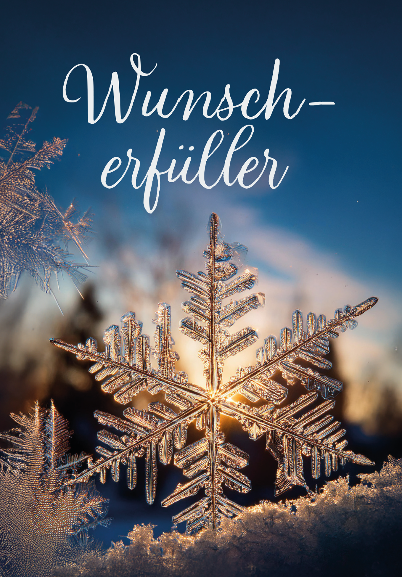 Wunschgutschein Wunscherfüller - Schneeflocke PDF – Geschenkgutschein Ansicht 2
