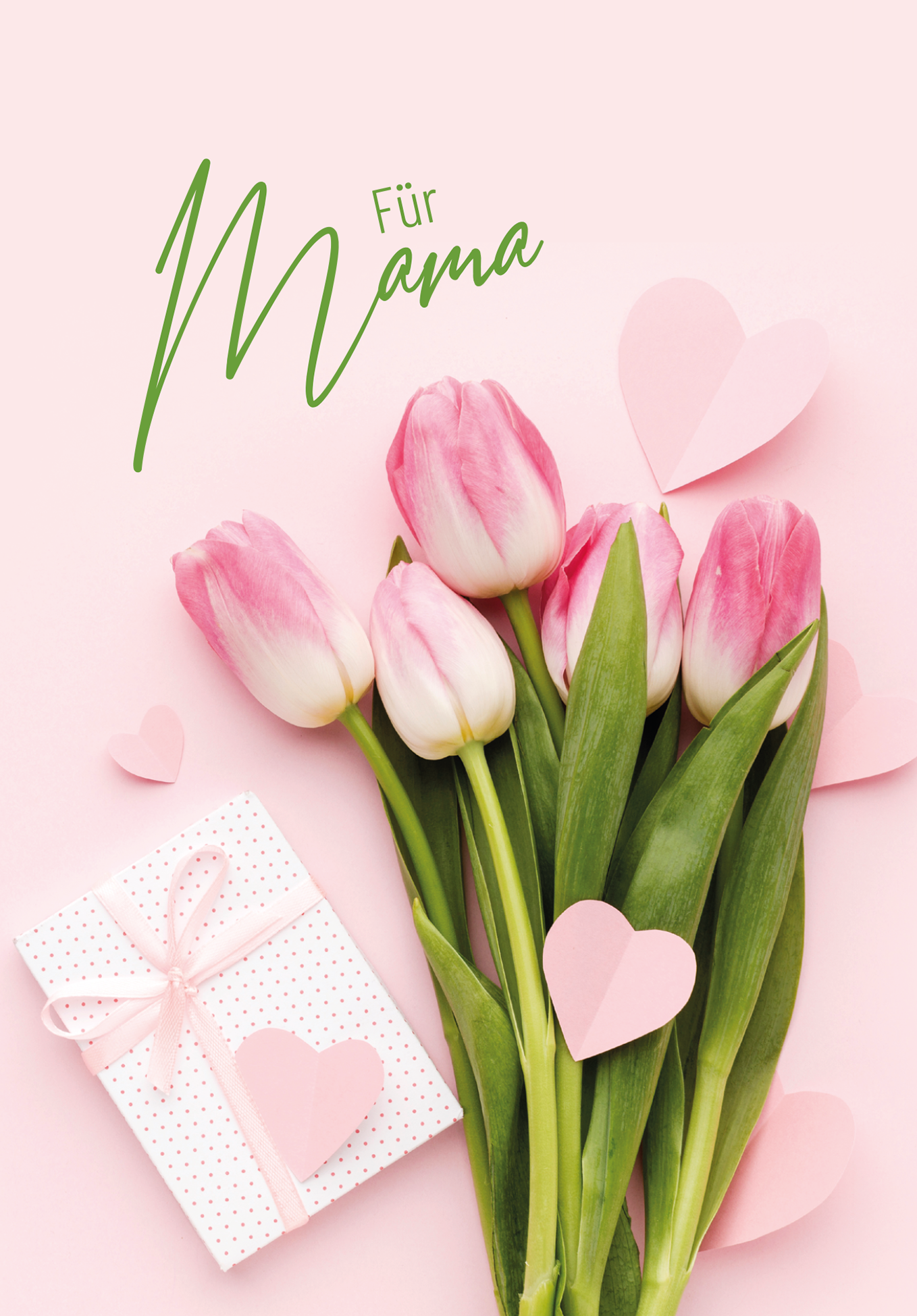 Wunschgutschein Für Mama - Herzen Tulpen – Geschenkgutschein Ansicht 2