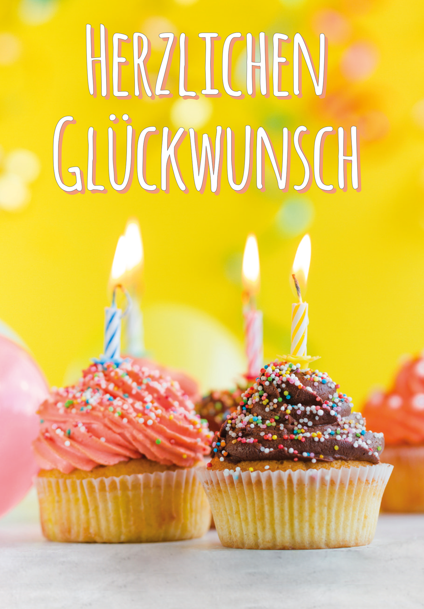 Wunschgutschein Herzlichen Glückwunsch - Muffins – Geschenkgutschein Ansicht 6