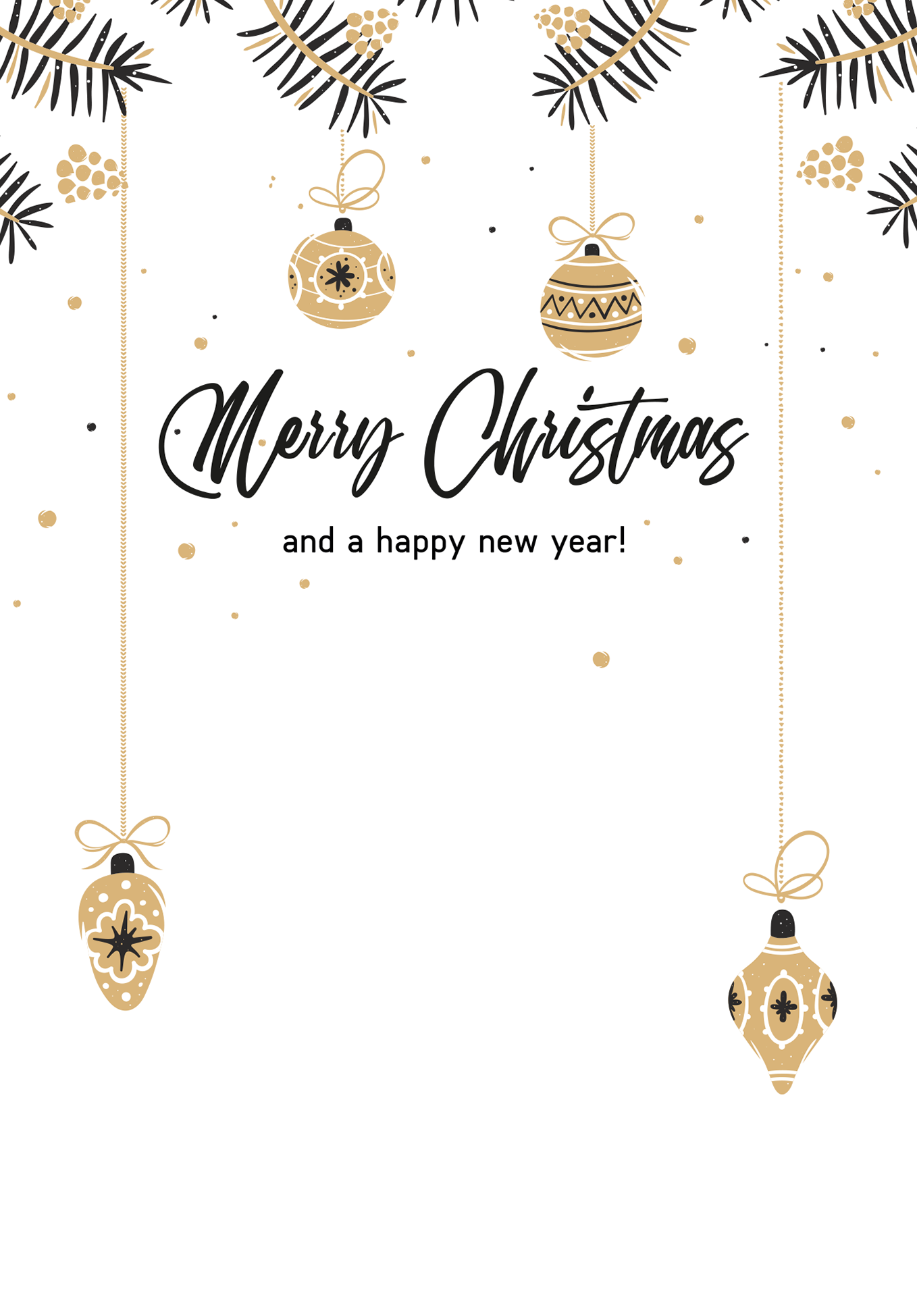 Wunschgutschein Merry Christmas - Christbaumkugel PDF – Geschenkgutschein Ansicht 2
