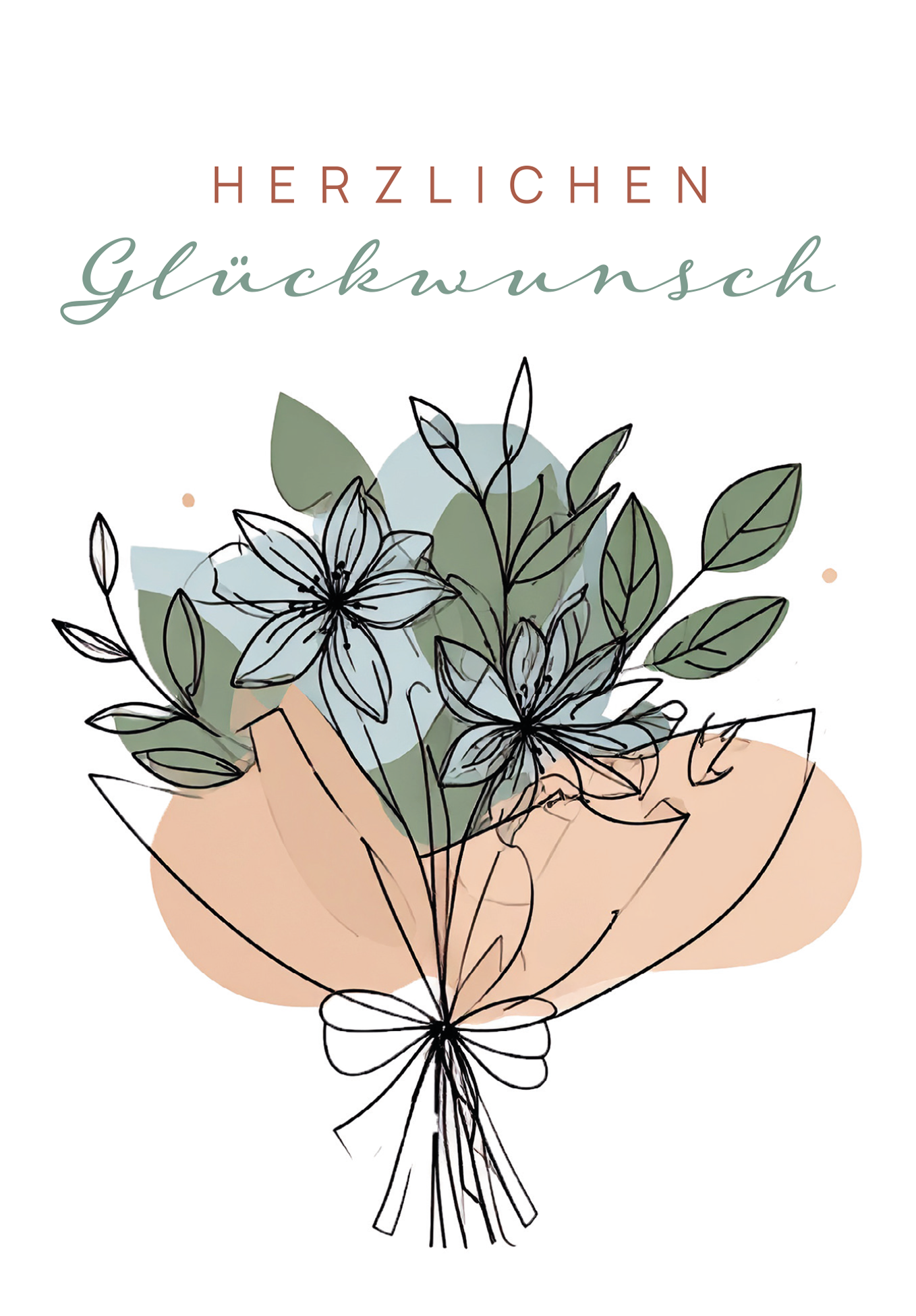 Wunschgutschein Herzlichen Glückwunsch - Blumenstrauß PDF – Geschenkgutschein Ansicht 6