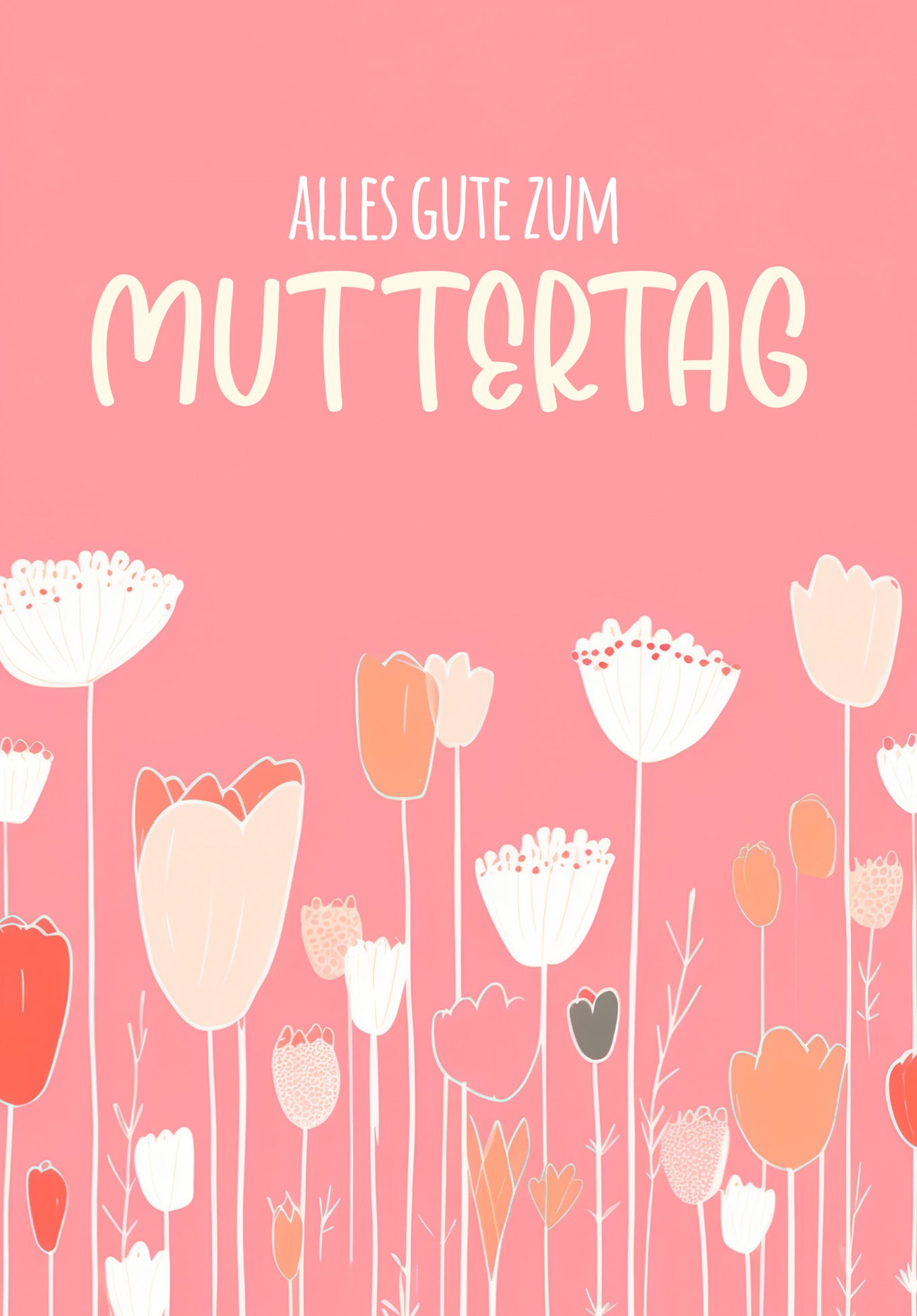 Wunschgutschein Alles Gute zum Muttertag - Blumenwiese – Geschenkgutschein Ansicht 2