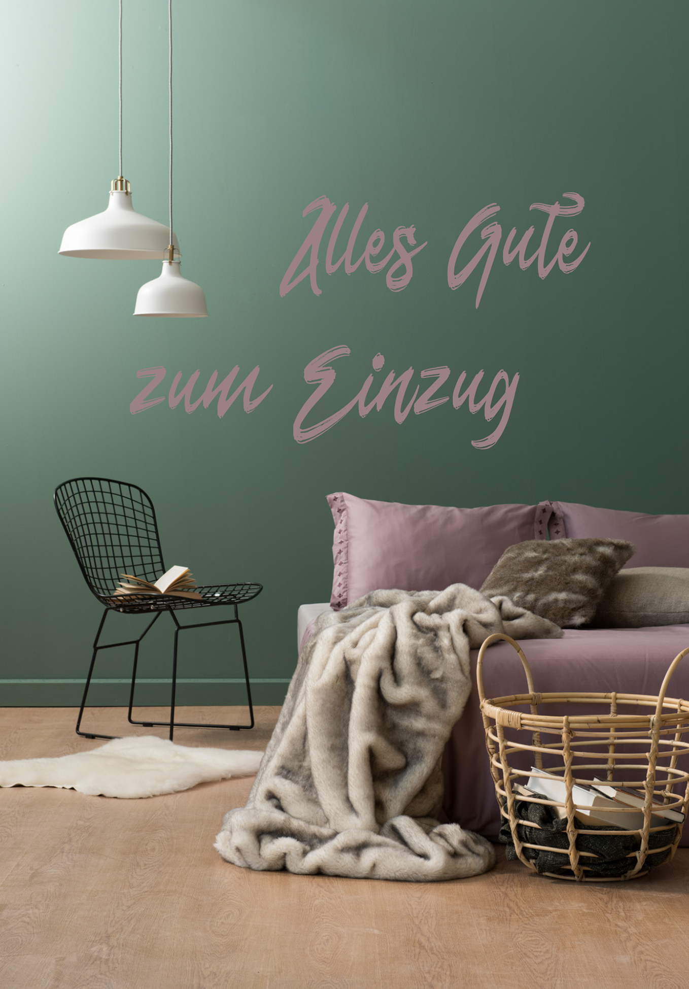 Wunschgutschein Alles Gute zum Einzug - Wohnzimmer PDF – Geschenkgutschein Ansicht 2
