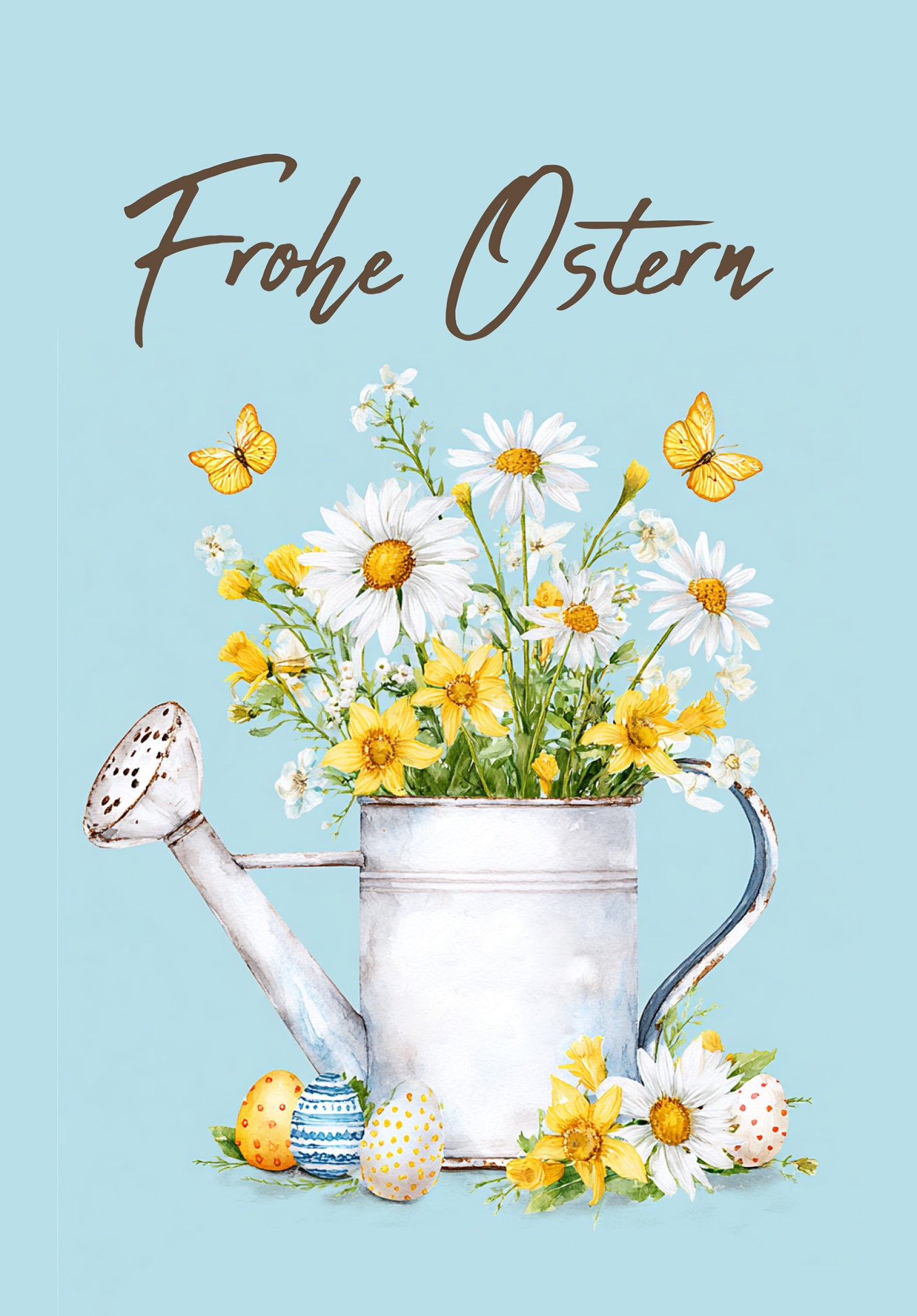 Wunschgutschein Frohe Ostern - Gießkanne PDF – Geschenkgutschein Ansicht 2