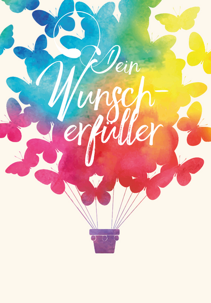 Wunschgutschein Dein Wunscherfüller - Schmetterling PDF – Geschenkgutschein Ansicht 2